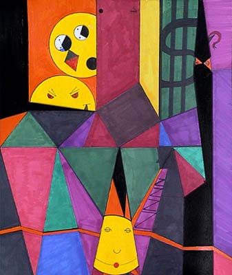 Insidious Attack - Paintings by Maya Maiko   - www.dadada.com