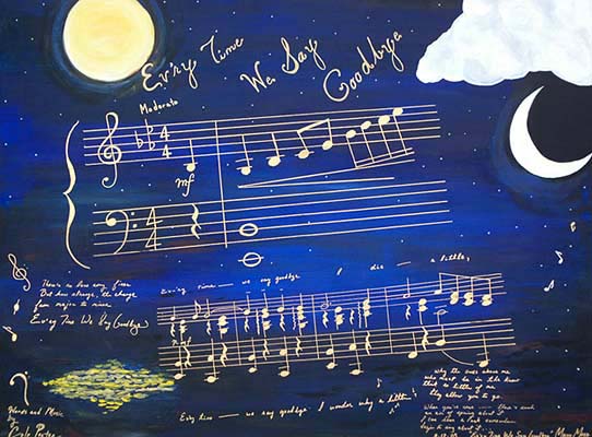 Every Time We Say Goodbye - Paintings by Maya Maiko   - www.dadada.com