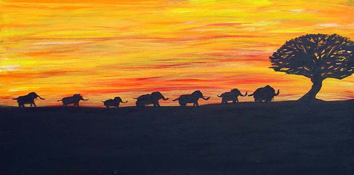 Paintings by Maya Maiko